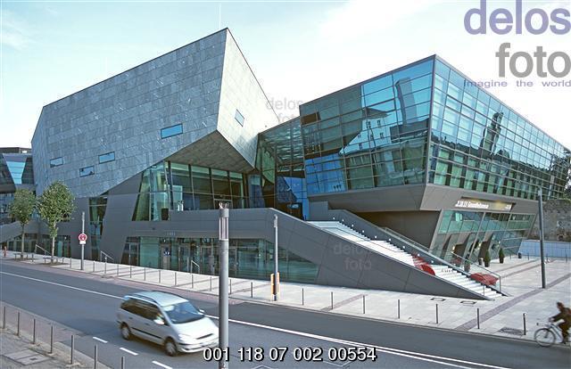 Fassade vom Kongresszentrum Darmstadtium