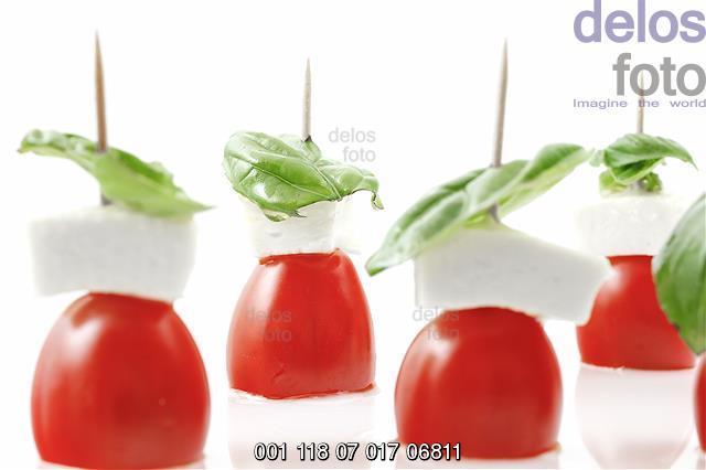 Tomate, Basilikum, Mozzarella, Italien Trilogie